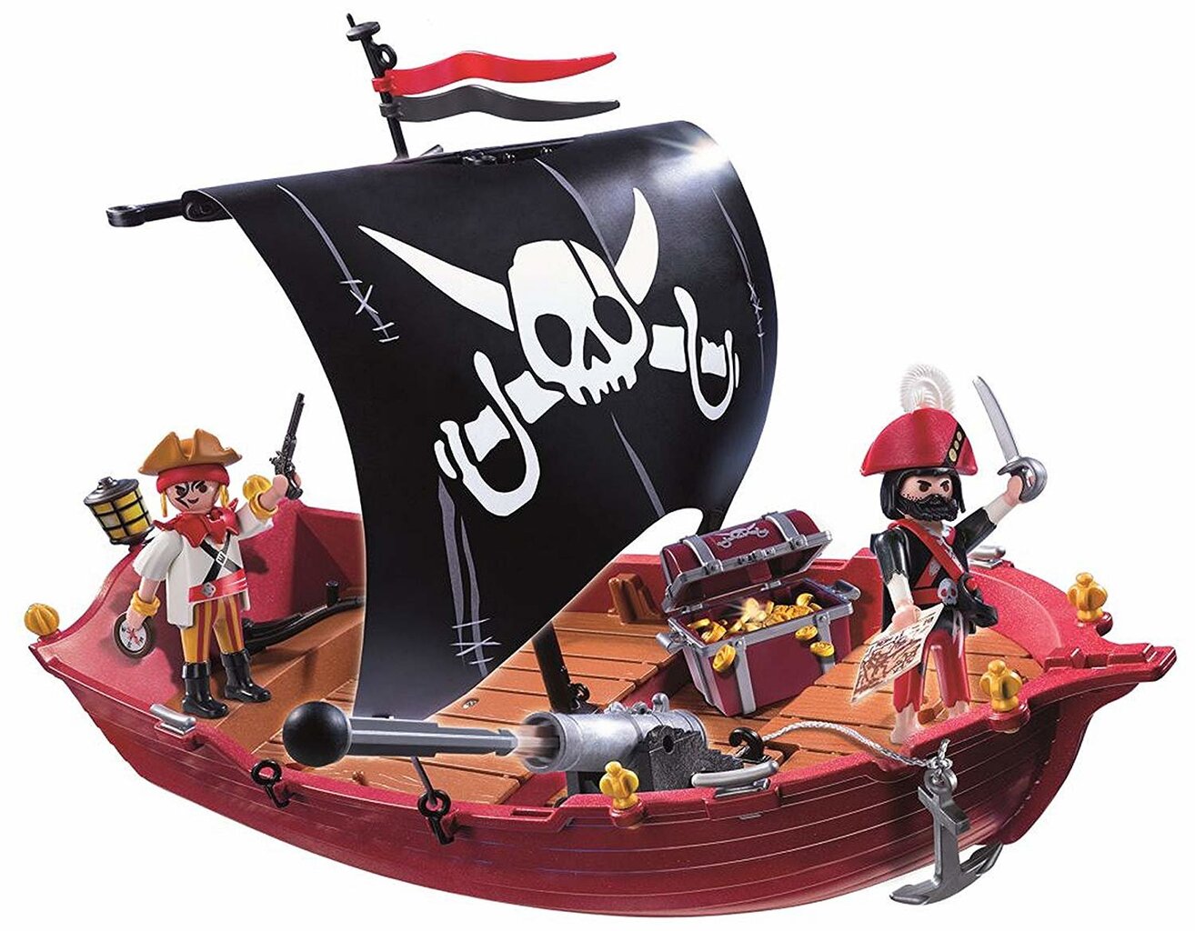 5298 PLAYMOBIL® Pirates Piratų valtis kaina ir informacija | Konstruktoriai ir kaladėlės | pigu.lt