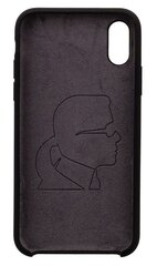 Чехол Karl Lagerfeld Full Body Iconic Hard Case для iPhone X/XS, черный цена и информация | Чехлы для телефонов | pigu.lt