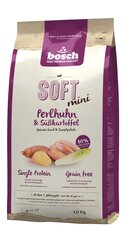 Bosch Pet Food Plus SOFT MINI Guinea Fowl & Sweetpotato 1kg kaina ir informacija | Bosch Petfood  Plus Gyvūnų prekės | pigu.lt