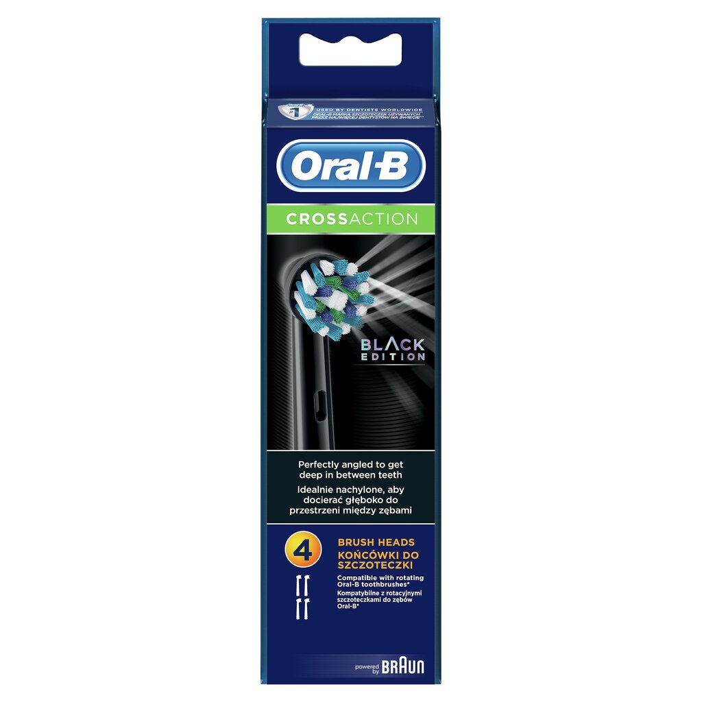 Oral-B CA EB50-4 BK цена и информация | Elektrinių dantų šepetėlių antgaliai | pigu.lt