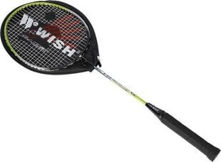 Badmintono raketė Wish Steeltec 216, žalia-juoda kaina ir informacija | Badmintonas | pigu.lt