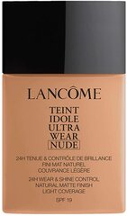 Жидкая основа для макияжа Lancome Teint Idole Ultra Wear Nude SPF19, 40 мл, 035 Beige Dore цена и информация | Пудры, базы под макияж | pigu.lt