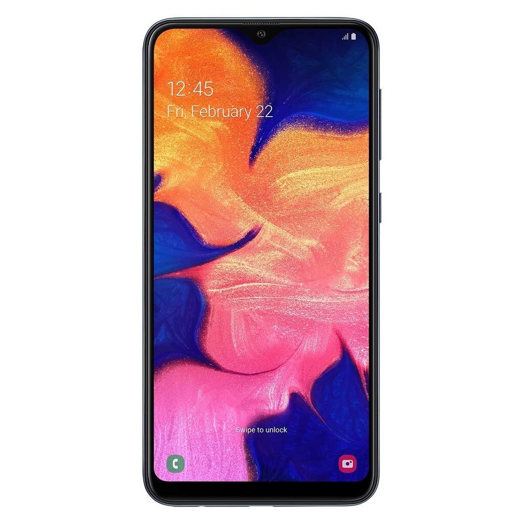 Samsung Galaxy A10, 32GB, Black kaina ir informacija | Mobilieji telefonai | pigu.lt