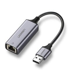 Сетевой внешний адаптер Ugreen MC209 USB 3.0, серый цена и информация | Адаптеры, USB-разветвители | pigu.lt