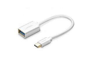 Ugreen US154 адаптер OTG USB-C 3.0, белый цена и информация | Адаптеры, USB-разветвители | pigu.lt