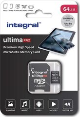 Integral INMSDX64G-100/70V30 kaina ir informacija | Atminties kortelės telefonams | pigu.lt