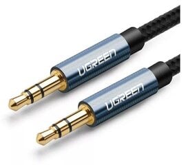 Ugreen AV119 AUX кабель 3,5 мм, черный цена и информация | Кабели и провода | pigu.lt
