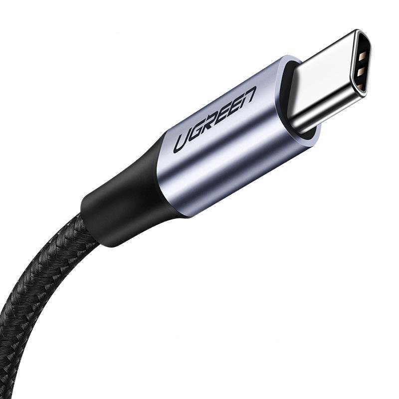 Ugreen USB - USB Type C kabelis, 2 m, pilkas kaina ir informacija | Kabeliai ir laidai | pigu.lt