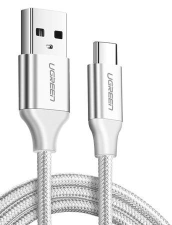 Ugreen US288 laidas USB-C, QC3.0, 2 m, baltas kaina ir informacija | Kabeliai ir laidai | pigu.lt