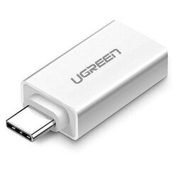 Ugreen US173 adapteris USB-A 3.0 į USB-C 3.1, baltas kaina ir informacija | Adapteriai, USB šakotuvai | pigu.lt