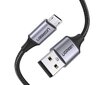Ugreen US290 laidas micro USB, QC 3.0 2.4A, 1 m, juodas kaina ir informacija | Kabeliai ir laidai | pigu.lt