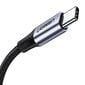 Ugreen US288 laidas USB-C, QC3.0, aliuminis kištukas, 0.25 m, juodas kaina ir informacija | Kabeliai ir laidai | pigu.lt
