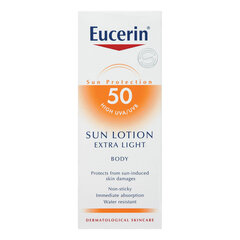 Лосьон от солнца Eucerin Extra Light, SPF 50, 150 мл цена и информация | Кремы от загара | pigu.lt