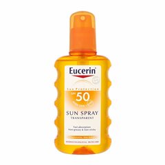 Защитный спрей лосьон Eucerin Solar SPF50, 200 мл цена и информация | Кремы от загара | pigu.lt