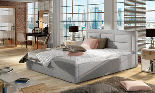 Кровать Rosano MTP, 160x200 см, светло-серая цена и информация | Кровати | pigu.lt