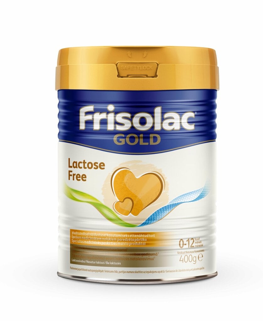 Pieno mišinys Frisolac Gold Lactose Free nuo gimimo, 400 g цена и информация | Pradinio maitinimo ir specialios paskirties mišiniai | pigu.lt