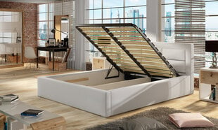 Кровать Rosano MTP, 140x200 см, светло-коричневая цена и информация | Кровати | pigu.lt