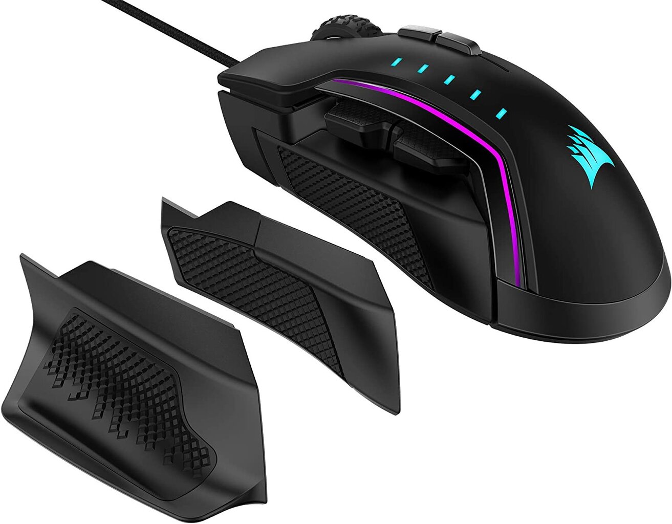 Corsair Glaive RGB Pro, juoda kaina ir informacija | Pelės | pigu.lt