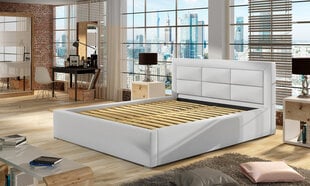 Кровать Rosano MD, 160х200 см, кремовая цена и информация | Кровати | pigu.lt
