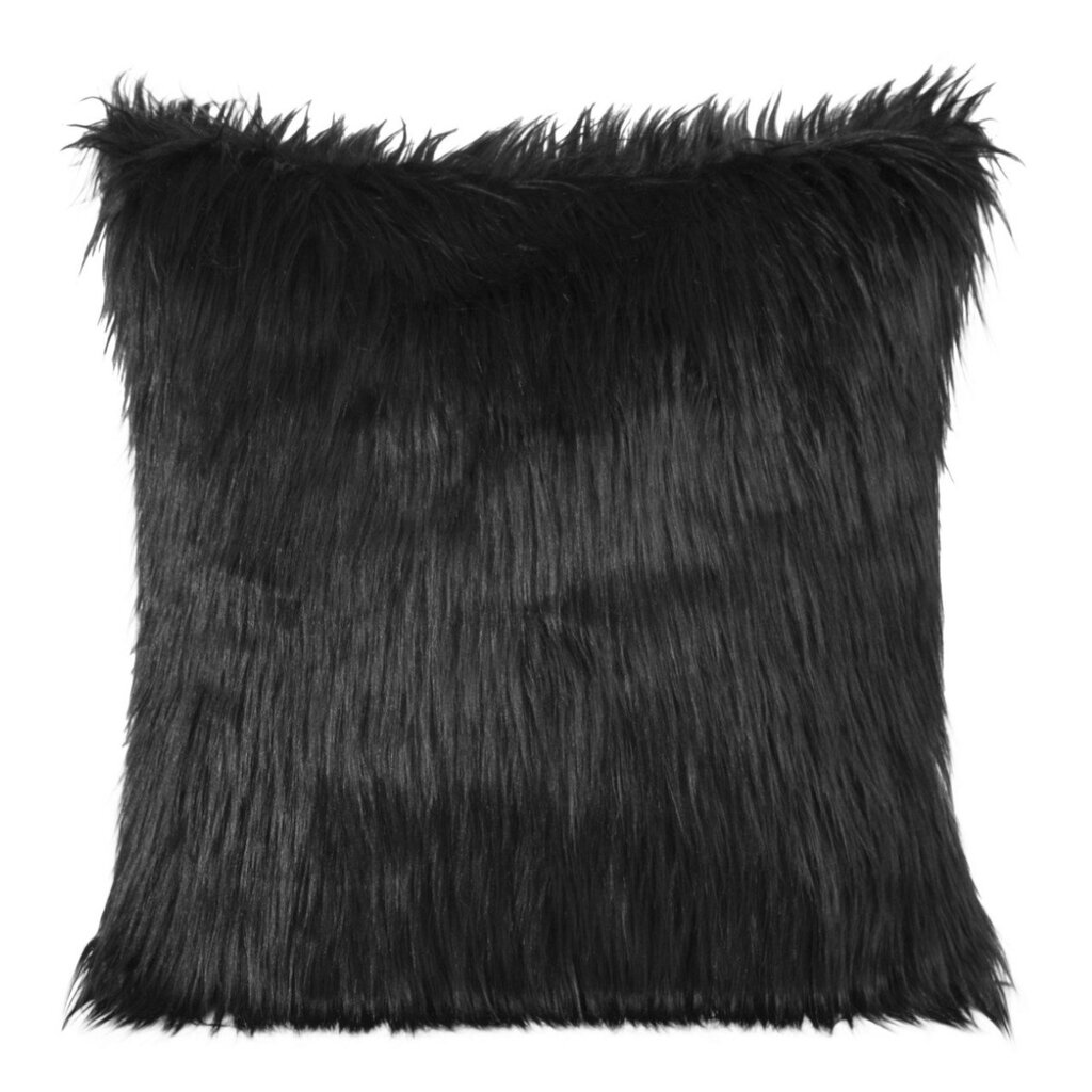 Dekoratyvinė pagalvėlė 45x45 cm, juoda kaina ir informacija | Dekoratyvinės pagalvėlės ir užvalkalai | pigu.lt