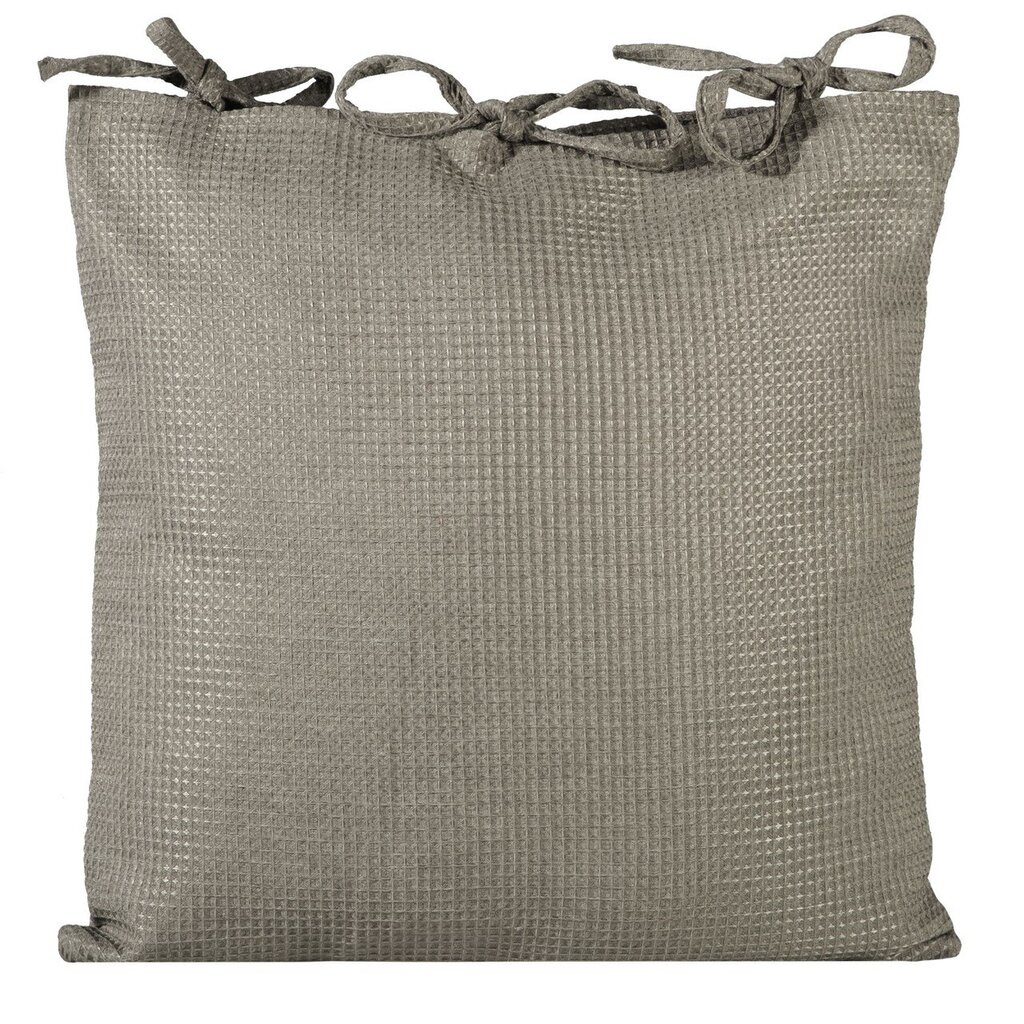 Dekoratyvinės pagalvėlės užvalkalas  Alva 45x45cm, ruda kaina ir informacija | Dekoratyvinės pagalvėlės ir užvalkalai | pigu.lt