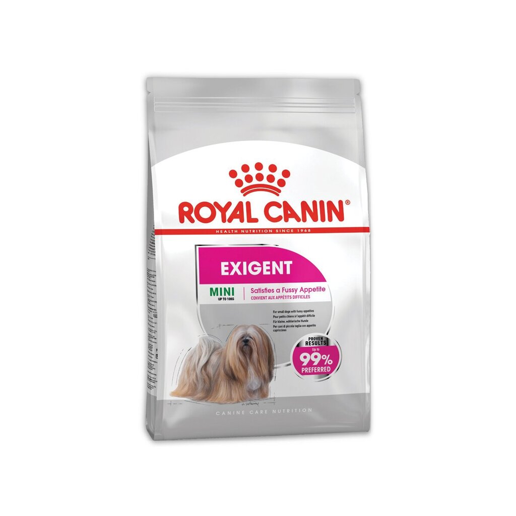 Royal Canin Mini Exigent sausas maistas mažų veislių išrankiems šunims, 1 kg цена и информация | Sausas maistas šunims | pigu.lt