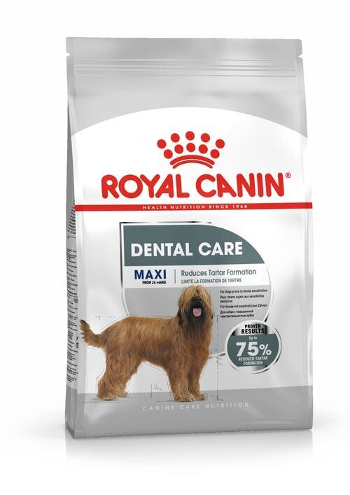 Royal Canin Maxi Dental Care suaugusiems didelių veislių šunims, 9 kg kaina ir informacija | Sausas maistas šunims | pigu.lt