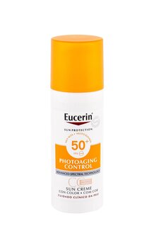 CC крем с гиалуроновой кислотой Eucerin Photoaging Control SPF50+ 50 мл цена и информация | Кремы для лица | pigu.lt