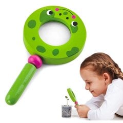 Деревянная лупа для детей - Лягушка Viga цена и информация | Развивающие игрушки | pigu.lt