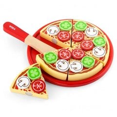 Деревянная нарезная пицца Viga цена и информация | Игрушки для малышей | pigu.lt