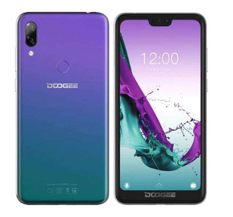 Doogee Y7, 3/32 GB Dual SIM, Violetinė kaina ir informacija | Mobilieji telefonai | pigu.lt