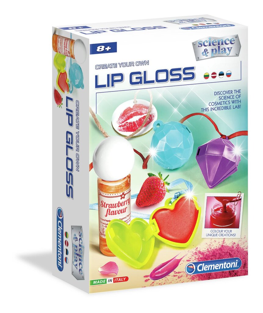 Kūrybinis rinkinys "Sukurk lūpų balzamą" Clementoni, 50574 цена и информация | Lavinamieji žaislai | pigu.lt