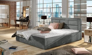 Кровать Rosano MTP, 140х200 см, темно-серая цена и информация | Кровати | pigu.lt