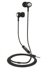 CELLY EARPHONES 3.5 MM BLACK kaina ir informacija | Ausinės | pigu.lt