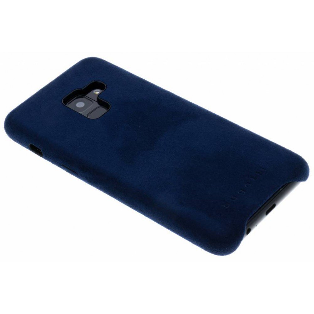 Bugatti Porto Ultrasuede dėklas skirtas Samsung Galaxy A8 (2018), Dark Blue (EU Blister) kaina ir informacija | Telefono dėklai | pigu.lt