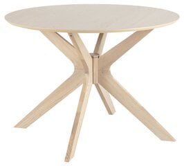 Обеденный стол Duncan, цвета дуба цена и информация | Кухонные и обеденные столы | pigu.lt