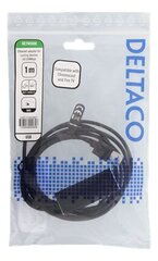 Deltaco CAST-ETHERNET, USB-A, USB micro-B, RJ45, 1m kaina ir informacija | Kabeliai ir laidai | pigu.lt