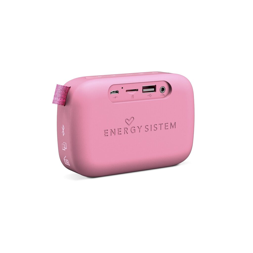 Energy Sistem Fabric Box 1+ Pocket, rožinė kaina ir informacija | Garso kolonėlės | pigu.lt