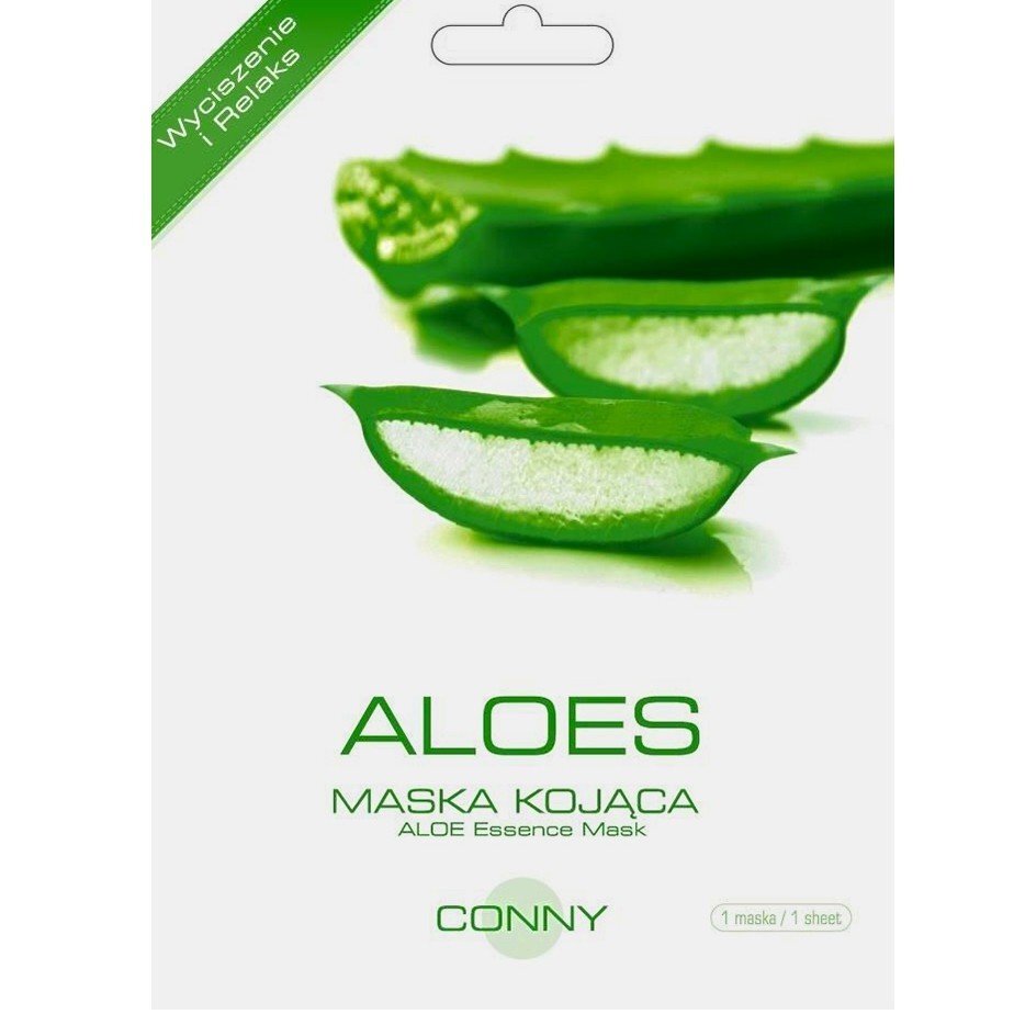 Atpalaiduojamoji veido kaukė Conny Aloe Essence 23 g kaina ir informacija | Veido kaukės, paakių kaukės | pigu.lt