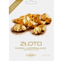 Листовая маска для лица Conny Gold Essence 23 г цена и информация | Маски для лица, патчи для глаз | pigu.lt