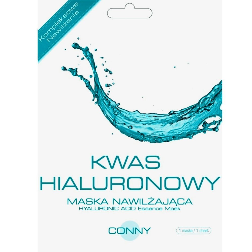 Lakštinė veido kaukė Conny Hyaluronic Acid Essence Mask, 23g kaina ir informacija | Veido kaukės, paakių kaukės | pigu.lt