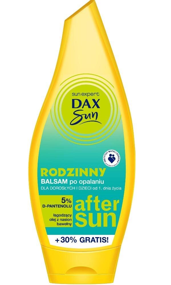 Balzamas po deginimosi Dax Sun After Sun suaugusiems ir vaikams 5% D-Pantenol, 250ml kaina ir informacija | Kremai nuo saulės | pigu.lt