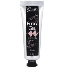 Nagų priauginimo gelis Elisium Flexy Gel Rose 25 g kaina ir informacija | Nagų lakai, stiprintojai | pigu.lt