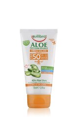 Kremas nuo saulės su alaviju Equilibra Aloe SPF50+ 75 ml цена и информация | Кремы от загара | pigu.lt