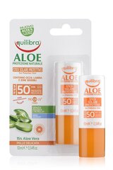 Kremas nuo saulės Equilibra Aloe Sun Protection Stick SPF50+, 10 ml kaina ir informacija | Kremai nuo saulės | pigu.lt