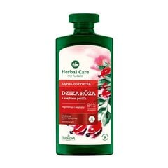 Vonios aliejus-putos Farmona Herbal Care Laukinė rožė 500 ml kaina ir informacija | Dušo želė, aliejai | pigu.lt