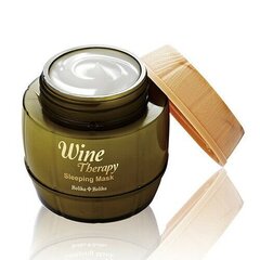 Drėkinanti kaukė nakčiai Holika Holika Wine Therapy, 120 ml kaina ir informacija | Veido kaukės, paakių kaukės | pigu.lt