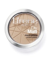 Минеральная компактная пудра Lirene City Matt Mineral Mattifying, 9 г, 02 Natural цена и информация | Пудры, базы под макияж | pigu.lt