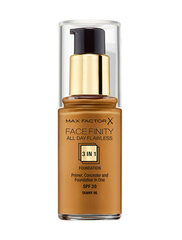 Makiažo pagrindas Max Factor Facefinity All Day Flawless 3in1, SPF20, 30 ml kaina ir informacija | Makiažo pagrindai, pudros | pigu.lt