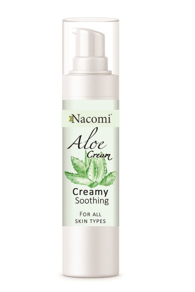 Raminamasis veido kremas Nacomi Aloe Cream, su alavijų ekstraktu, 50 ml цена и информация | Veido kremai | pigu.lt